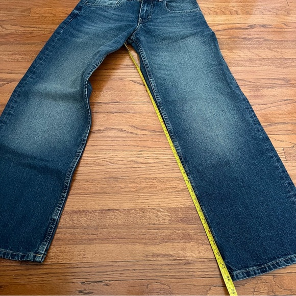 Motel Rocks Low Rise Parallel Wide Leg Jeans - Picture 6 of 10